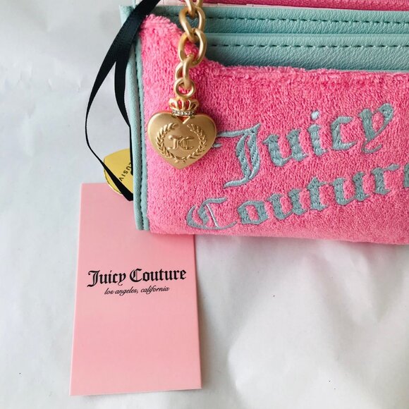 Juicy Couture Pink and Teal Wallet - Picture 8 of 8